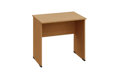 EPL 16 - 8 stůl kancelářský, dřevěná podnož, deska 18 mm, široký 800 mm, buk Royal